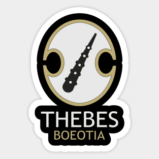 Thebes Boeotia Ancient Greek Hoplite Shield Sticker